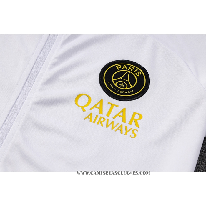 Chandal de Chaqueta del Paris Saint-Germain Jordan Nino 23-24 Blanco